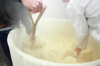 米蒸し、白味噌（西京味噌）の作り方、手順